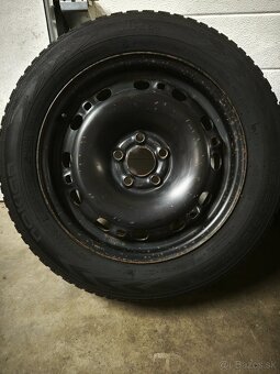 Zimná sada Škoda 5x100 R15 s pneu Nokian 185/60 R15 - 2