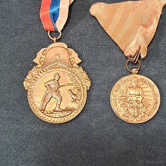 Prvorepublikové hasičské medaile - 2