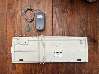 Retro počítač myš a klávesnica - 2