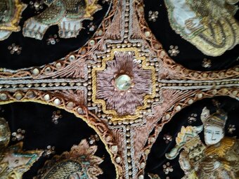 Vzácny gobelín Kalaga Barmská - 2