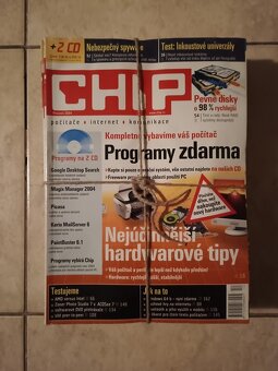 CHIP – časopisy s CD/DVD (2004-2010). - 2