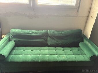 sedacka v zelenej farbe 225x95 - 2