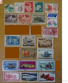 Nádherné poštové známky AUTÁ - 2