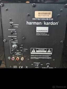 Subwoofer HKTS210SUB/230 - nefunkčný - 2