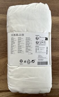 Biela posteľná plachta BALSAMPOPPEL IKEA 180x200x26 cm - 2