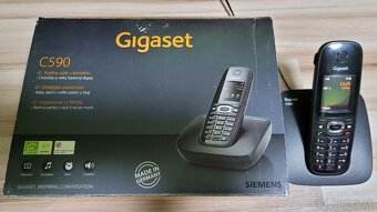 Predám bezdrôtový telefón SIEMENS Gigaset C590 - 2