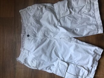 TOMMY HILFIGER originál white pánske capri nohavice L/XL - 2