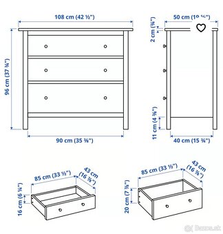 Komoda Hemnes - 2