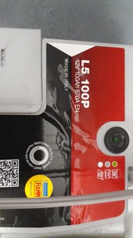 Akumulátor Fiamm 12v 100ah nový , záruka 2r - 2