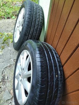 Elektróny 5x100 r15 s letnými pneu - 2