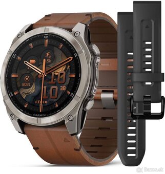 Fenix 8 AMOLED 51 mm, Titanium Graphite Brown Leather - 2