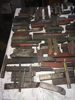 nože a hlavy na velký kovový sústruh - 2