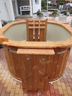 Fínska kúpacia kaďa hranatá s plastovou vložkou - 2