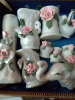 Sloník-vázičky a Bodka 1+6taniere,2Lienka hrnčeky - 2