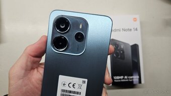 Redmi Note 14 modrý 128GB - zánovný - 2