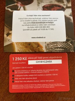 Voucher na víno - 2