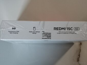 Predám Xiaomi redmi 15c 5g nový - 2
