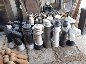 drevené záhradné šachy - 2