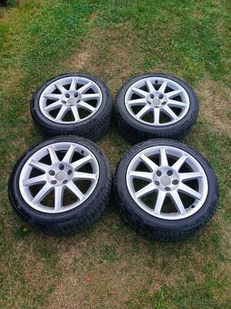 ✅ AUDI hliníkové disky R17 5x112+ nové letné pneumatiky ✅ - 2