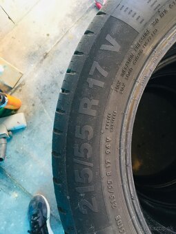 letné pneu  Continental 215/55R17 - 2