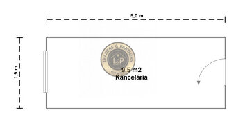 Na prenájom kancelária 10 m2, Moyzesova ul., Košice-Staré Me - 2