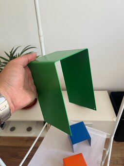 IKEA BRÄNNBOLL – farebné kovové podstavce (set 3 ks) - 2