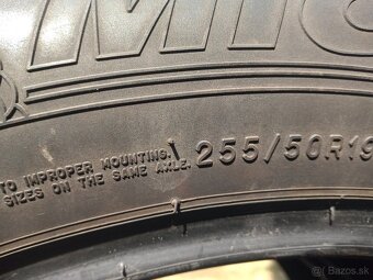 Predám letné pneumatiky 255/50 R19 107W - 2