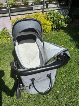 Kočík Espiro Next Grey + vajíčko Cybex Aton M+ zimný fusak - 2