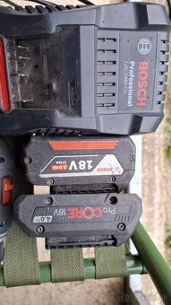 Bosch  GSR 18V-55 aku skrutkovac +2krat bateria a nabijacka - 2