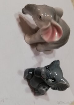 Sošky z porcelánu - sloniky - 2