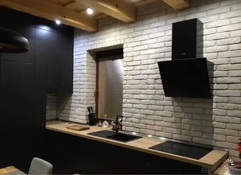 Tehlovy obklad biely - 2