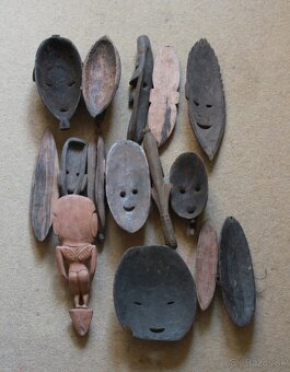 Kolekcia 15ks masiek z Papua Nová GUINEA región Sepik - 2