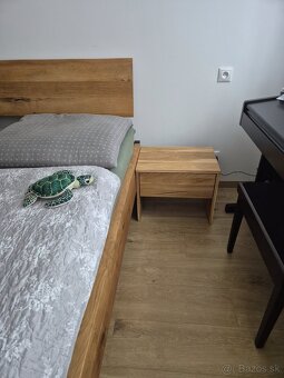 Nocné dubove stoliky 2x - 2