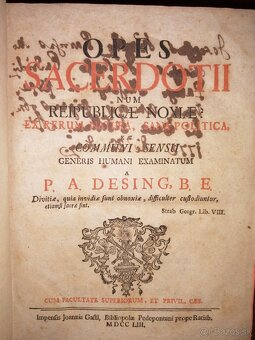 Vzacna kniha od Desinga 1753 - 2