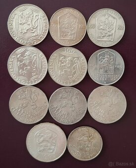100Kčs mince. - 2