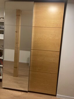Pár posuvných dverí na skriňu PAX Ikea, 150x236cm - 2