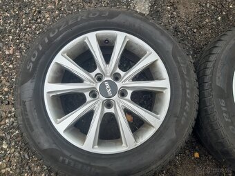 ALU DISKY 5x112 r16 obuté zimne pneu - 2