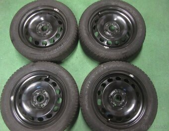 R16 Zimná sada VW rozteč 5x112 205/55R16 dunlop 4D - 2