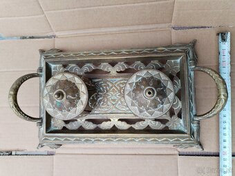 Kalamár veľký mosadzny 45€ - 2