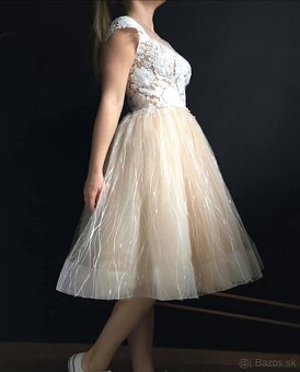 Svadobné / popolnočné šaty 36/38 - 2