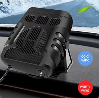 Nový multifunkčný ohrievač, fukár a klíma do auta - 2