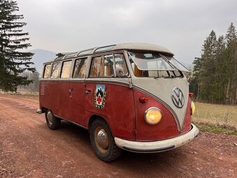VW T1 samba bus 1961 deluxe - 2