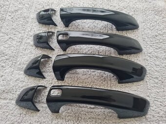 ČIERNE krytky klučiek - ŠKODA VOLKSWAGEN SEAT - 2