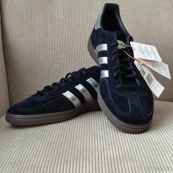 Adidas Handball Spezial Core Black Silver Metallic - 2