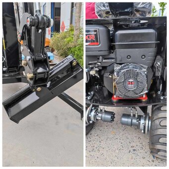 Minibáger 2.generácie 360°otoč mohutný terénny - 2