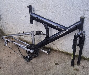 Odpružený rám 26" aj s vidlicou - 2