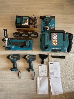 MAKITA 18V LXT Aku NÁRADIE + BATERKY A NABÍJAČKA - 2