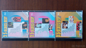 Predám 3x CD 25 oldies hits - 2