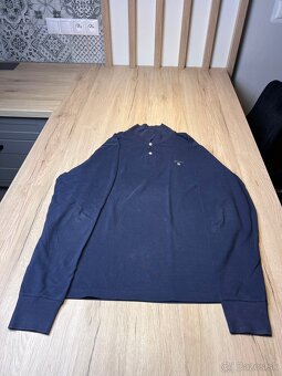 Smart Set - tmavomodrý pullover a biela košela - Gant - 2