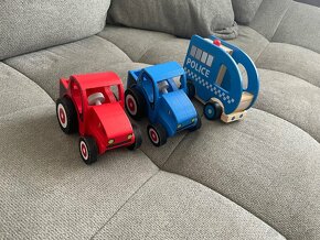 Drevené autíčka, letiskové hasičské auto - 2